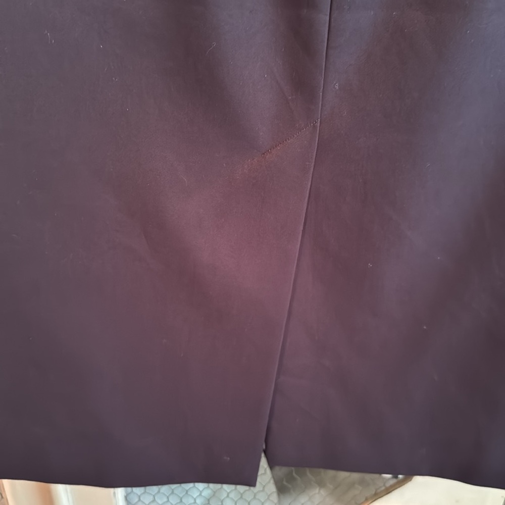 Tibi classic black lined cotton gabardine skirt, size 10, EUC, $135. - Picture 4 of 7